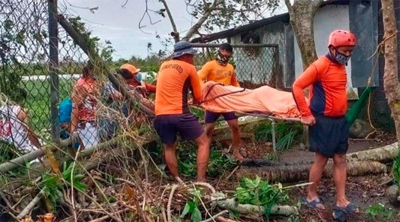 Deadly victim of the floods in the Philippines. Retrieved from https://www.trtworld.com/asia/deadly-typhoon-goni-damages-thousands-of-homes-in-philippines-41107 